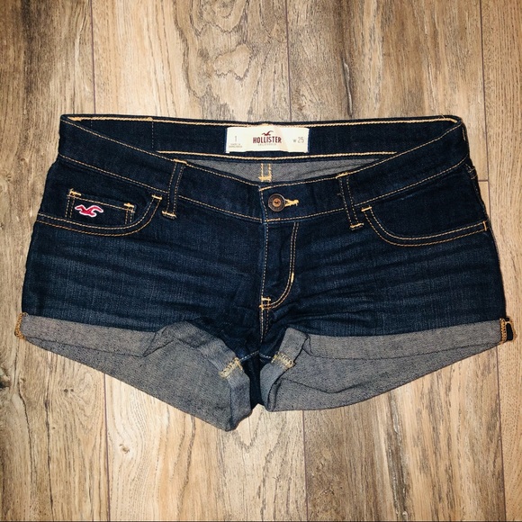Hollister Dark Wash Denim Shorts - Picture 7 of 7